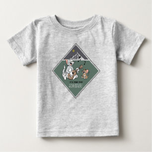 トム&ジェリー「冒険の時間だ」 ベビーTシャツ