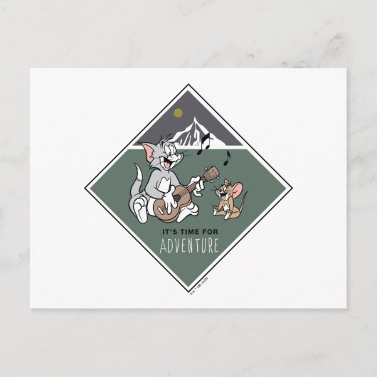 トム&ジェリー「冒険の時間だ」 ポストカード (正面)
