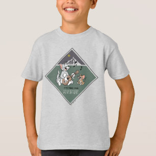 トム&ジェリー「冒険の時間だ」 Tシャツ