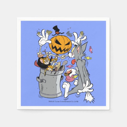 トム&ジェリー | Boo to Tom スタンダードカクテルナプキン (正面)