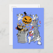 トム&ジェリー | Boo to Tom ポストカード (正面/裏面)