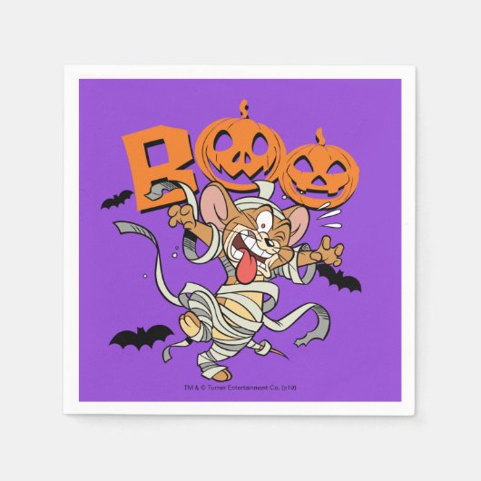 トム&ジェリー | Jerryは怖い スタンダードカクテルナプキン (正面)