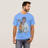 トム・セレックはパパです Tシャツ (正面フル)