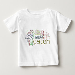 トム・ソーヤの単語の雲の乳児のTシャツ ベビーTシャツ