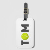 トム・テニス ラゲッジタグ (正面縦)