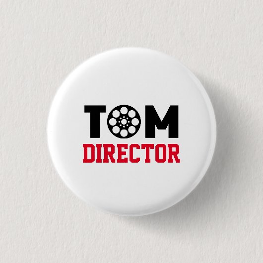 トム・ディレクター 缶バッジ (正面)
