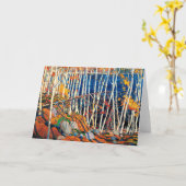 トム・トムソン素晴らしのノースランドでの芸術 カード (黄色い花)