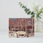 トム・トムソン - アルゴンキンでの四月 ポストカード (スタンド正面)