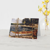 トム·トムソン/カヌー カード (黄色い花)