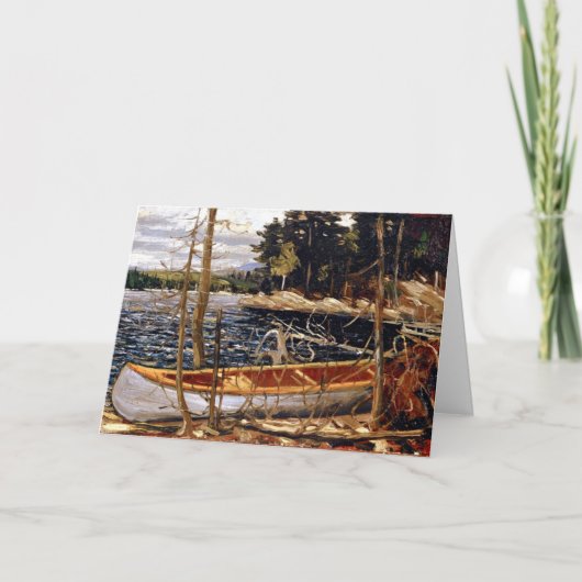 トム·トムソン/カヌー カード (正面)