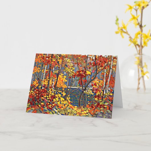 トム・トムソン – ザプール カード (黄色い花)