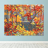 トム・トムソン – プール人気があるの絵を描、 キャンバスプリント (インサイチュ (ウッドフロア))