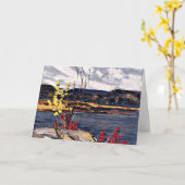 トム・トムソン – 秋，アルゴンキンパーク カード (黄色い花)