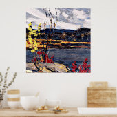 トム・トムソン – 秋,アルゴンキンパーク ポスター (キッチン)