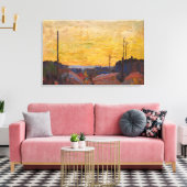 トム・トムソン – BURNED OVER LAND 1916 キャンバスプリント (インサイチュ (リビング))