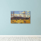 トム・トムソン – BURNT OVER FOREST 1916 キャンバスプリント (インサイチュ (ウッドフロア))