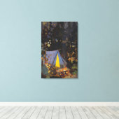 トム・トムソン – CAMPFIRE 1916 キャンバスプリント (インサイチュ (ウッドフロア))