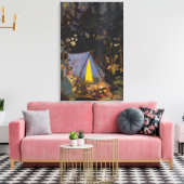 トム・トムソン – CAMPFIRE 1916 キャンバスプリント (インサイチュ (リビング))