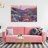 トム・トムソン – FIRE SWEPT HILLS 1915 キャンバスプリント (インサイチュ (リビング))