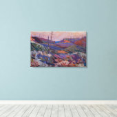 トム・トムソン – FIRE SWEPT HILLS 1915 キャンバスプリント (インサイチュ (ウッドフロア))
