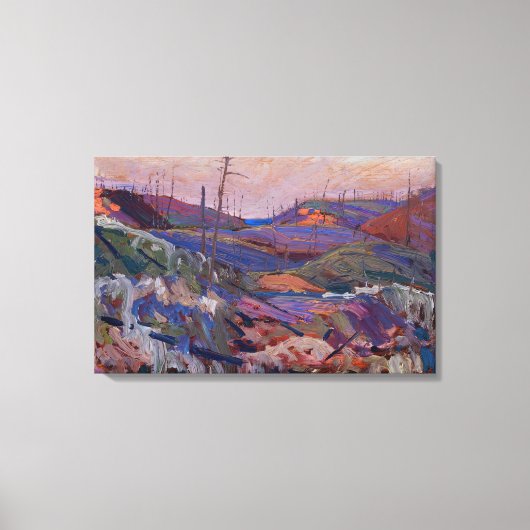 トム・トムソン – FIRE SWEPT HILLS 1915 キャンバスプリント (正面)