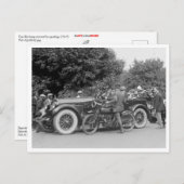 トム・ミックスがスピード違反で逮捕された ポストカード (正面/裏面)