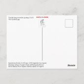 トム・ミックスがスピード違反で逮捕された ポストカード (裏面)