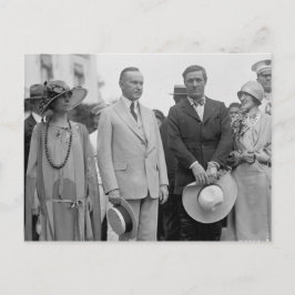 トム・ミックスとクーリッジ大統領 ポストカード