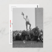 トム・ミックスは男の子のグループを楽しむ ポストカード (正面/裏面)