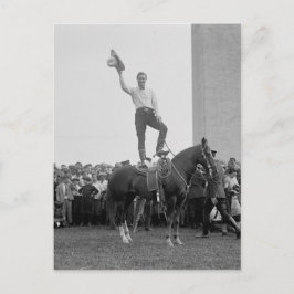 トム・ミックスは男の子のグループを楽しむ ポストカード