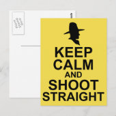 トム・ミッ保クスCalmとストレート ポストカード (正面/裏面)