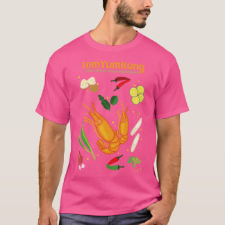 トム・ヤム・クン タイストリートフード食材スープ Tシャツ