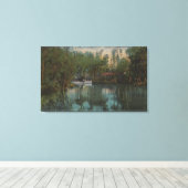 トモカ川とフロリダ州マーシュの水景 キャンバスプリント (インサイチュ (ウッドフロア))