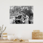 トモカ川，フロリダ， 1880 ポスター (キッチン)