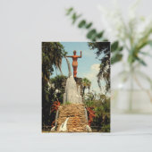 トモキエのチーフ像トモカ州パークポアスタカード ポストカード (スタンド正面)