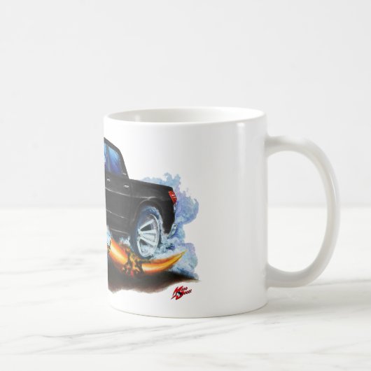 トヨタのツンドラCrewmaxの黒いトラック コーヒーマグカップ (右)