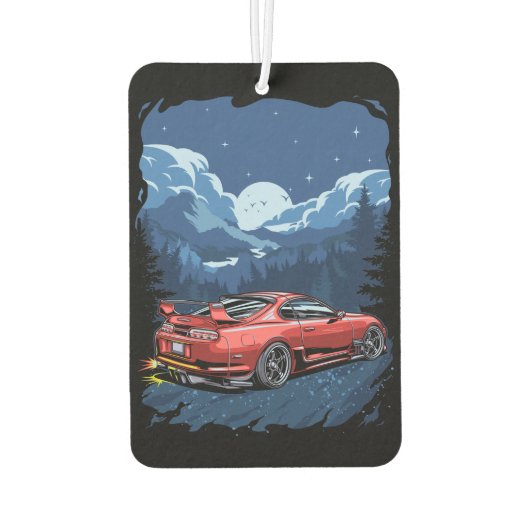 トヨタスープラナイトファイター カーエアーフレッシュナー (裏面)