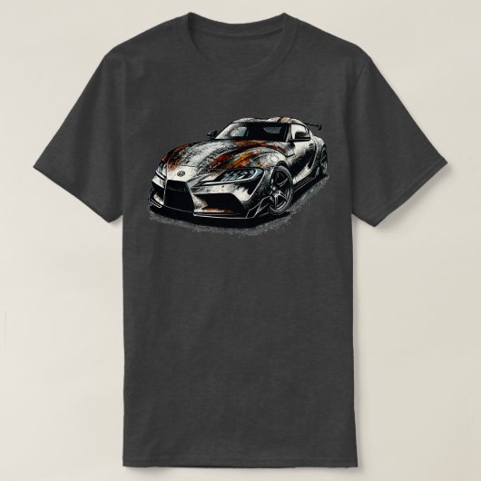 トヨタスープラ5 Tシャツ (デザイン正面)