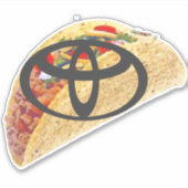 トヨタタコステッカー シール (正面)