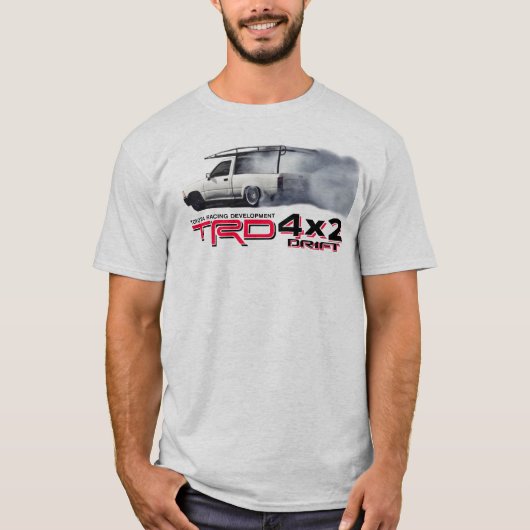 トヨタタコマ市4x2 TRDの漂流の版 Tシャツ (正面)