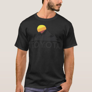 トヨタマウンテンロゴTシャツスモールチェスト離れSi Tシャツ