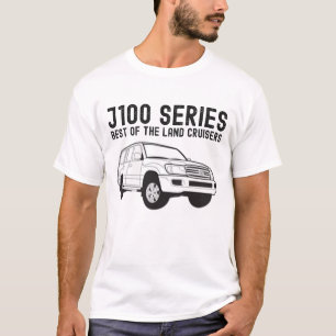 トヨタランドクルーザーレトロJ100オフロード車 Tシャツ