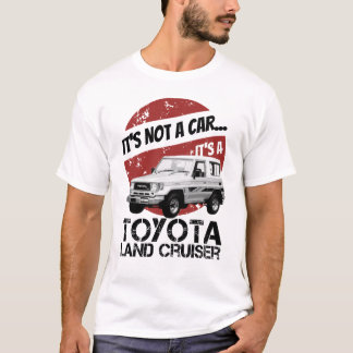 トヨタランドクルーザーレトロJ70オフロード車 Tシャツ