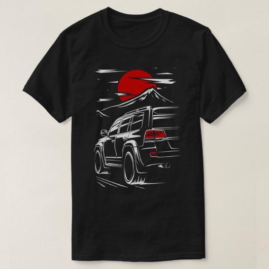 トヨタランドクルーザー200 Tシャツ (デザイン正面)