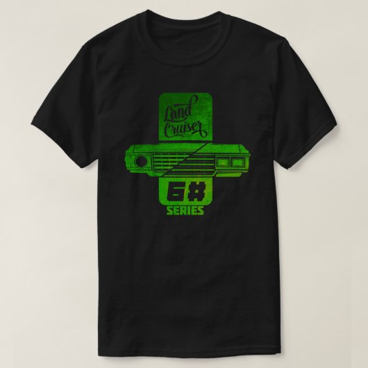 トヨタランドクルーザーFJ60 HJ62 FJ62 - Model 60 Seri Tシャツ (デザイン正面)