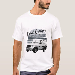 トヨタランドクルーザーJ70オフロード車 Tシャツ