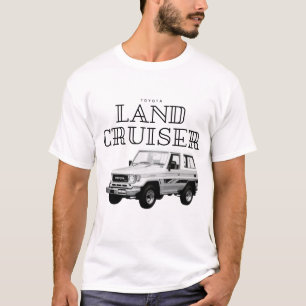 トヨタランドクルーザーJ70オフロード車 Tシャツ