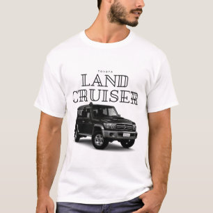 トヨタランドクルーザーVDJ76オフロード車 Tシャツ