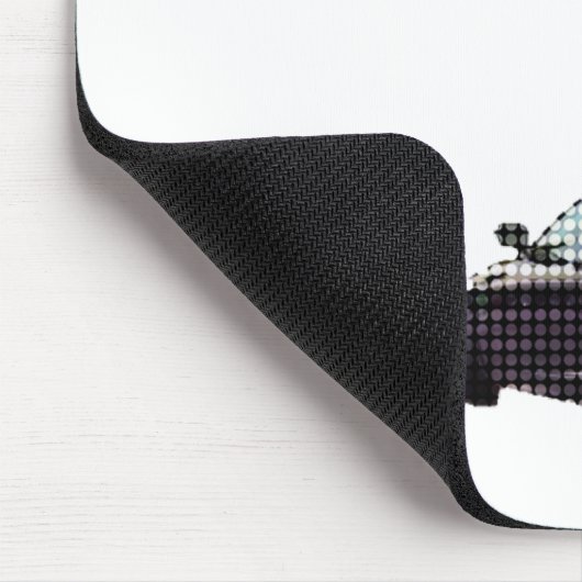 トヨタ上のデジタルのデザインのマウスパッド マウスパッド (コーナー)