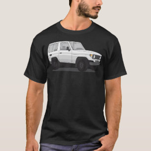 トヨタ陸上クルーザー70シリーズバンダー1984-1990 Tシャツ